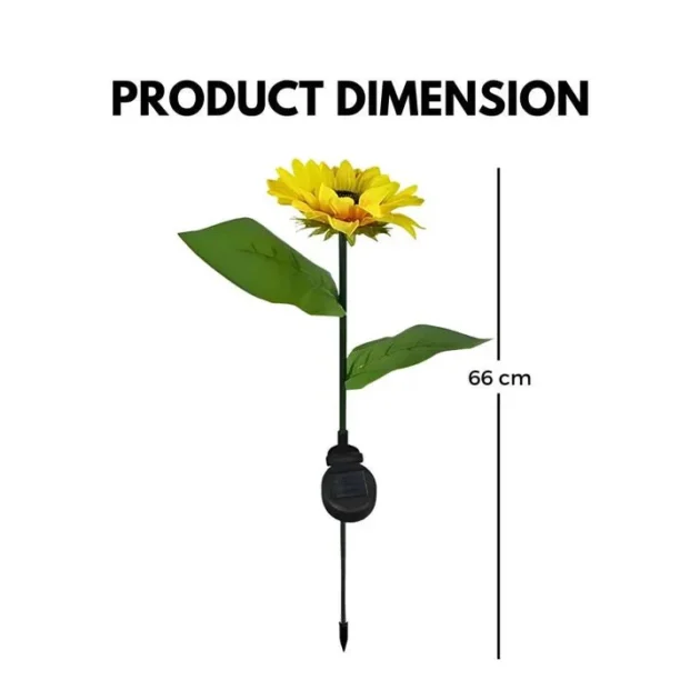 Solar Decoration Sunflower Light - Image 7